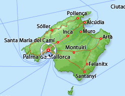 Mappa Maiorca
